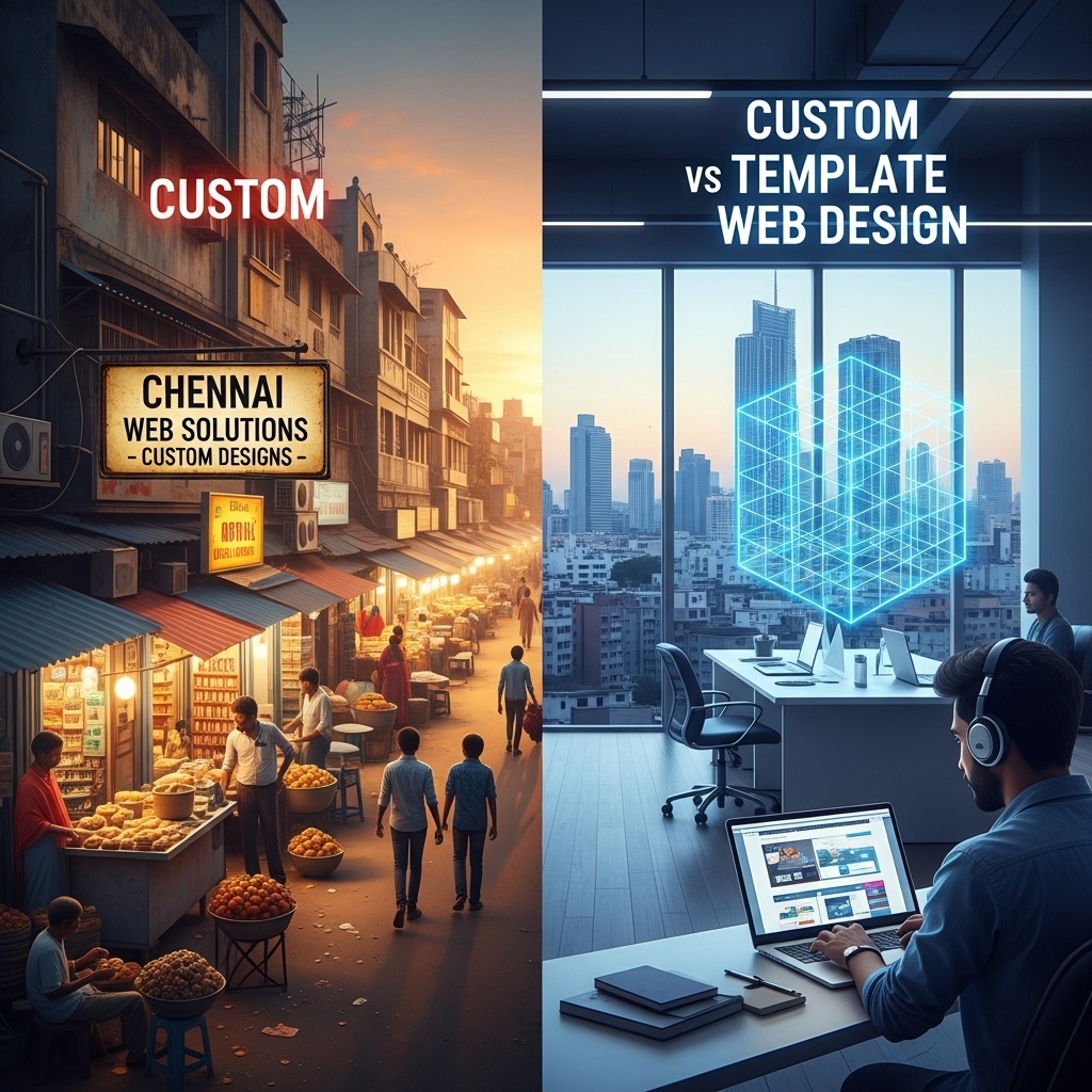 Custom vs Template Web Design – What Chennai Should Choose