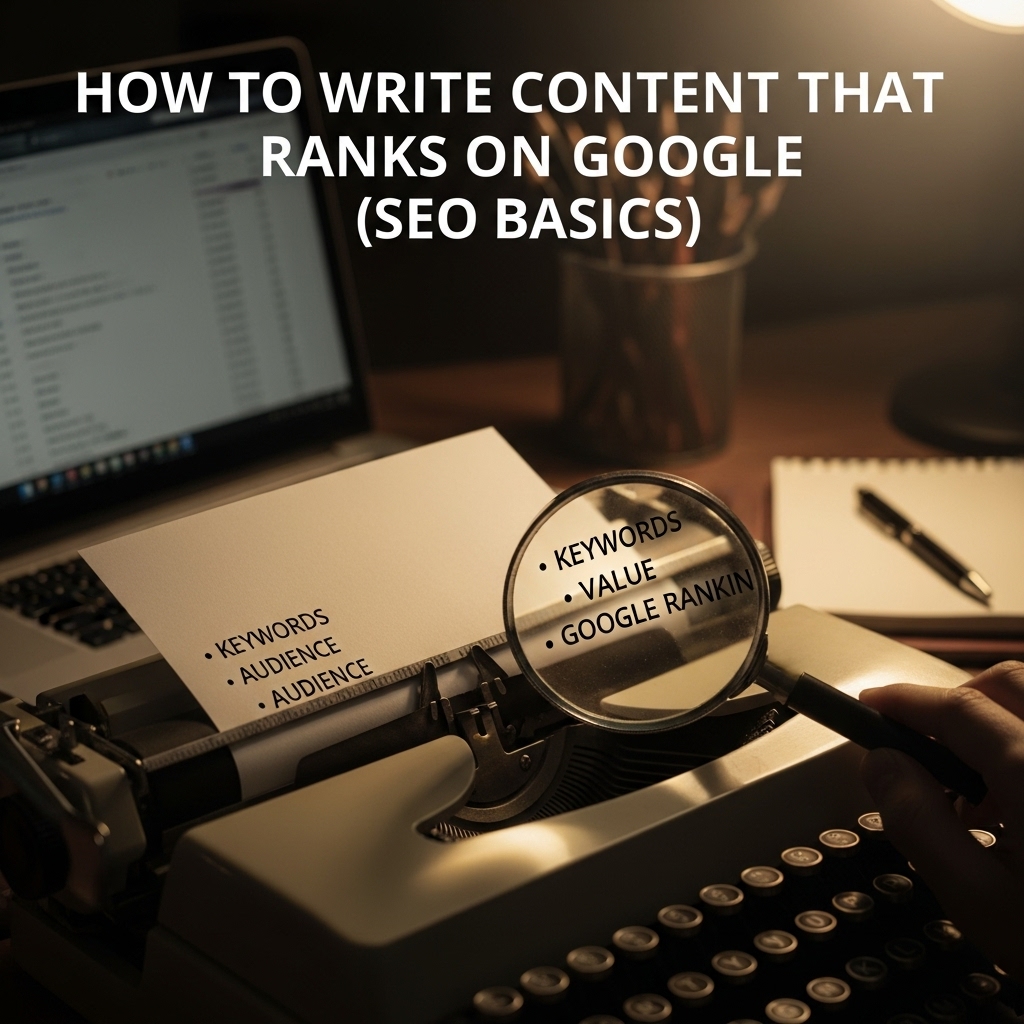How to Write Content That Ranks on Google (SEO Basics)