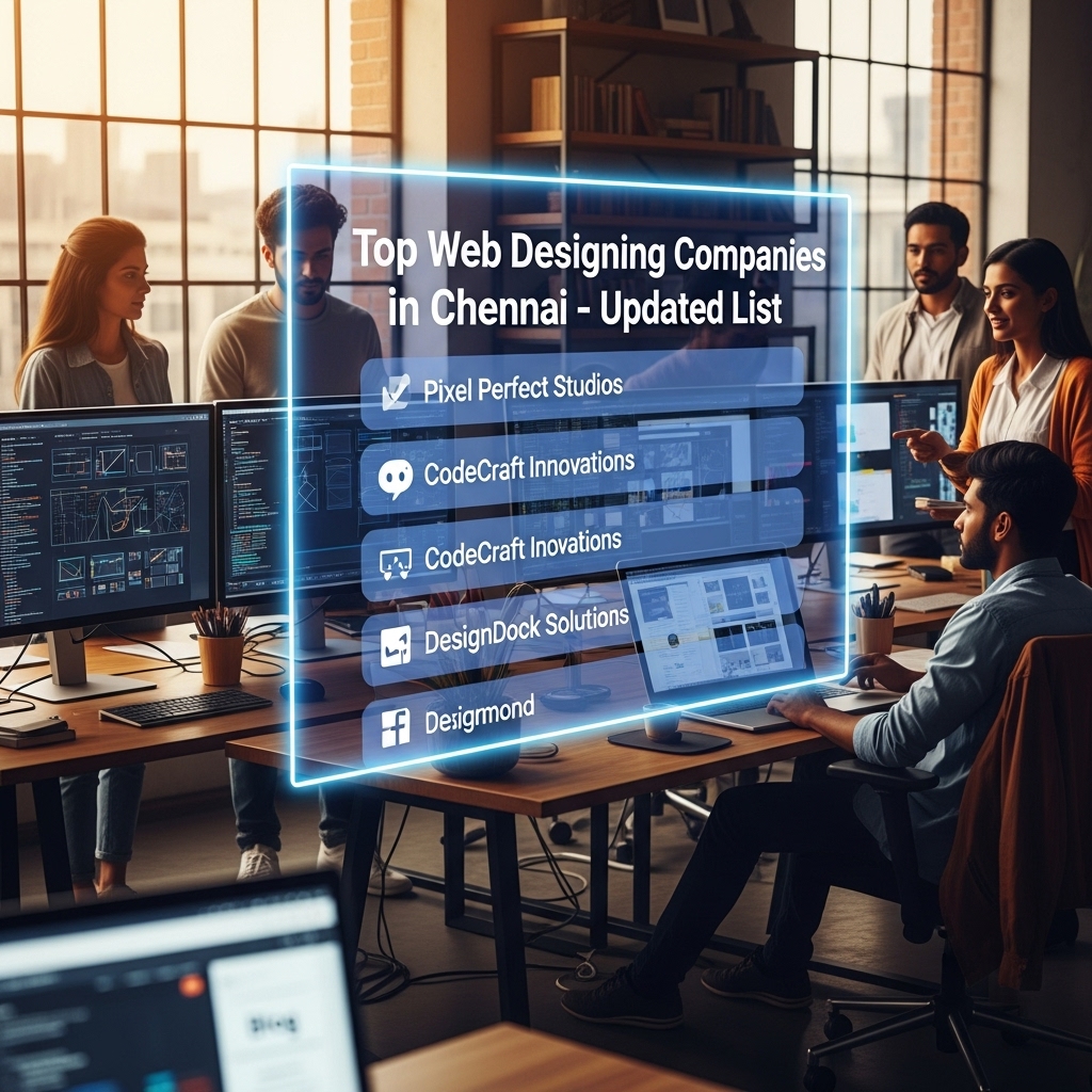 Top Web Designing Companies in Chennai – Updated List