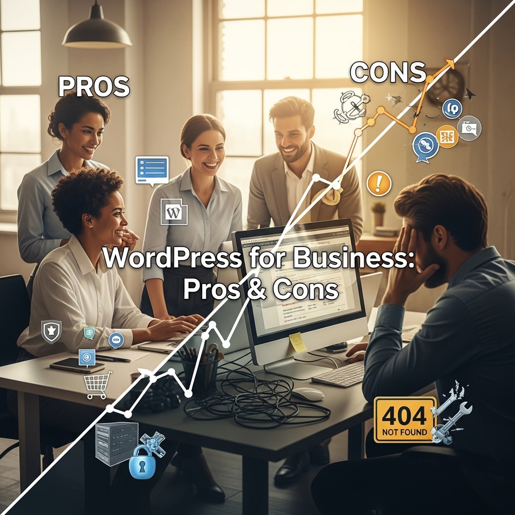 Why We Use WordPress for Business Websites (Pros & Cons)