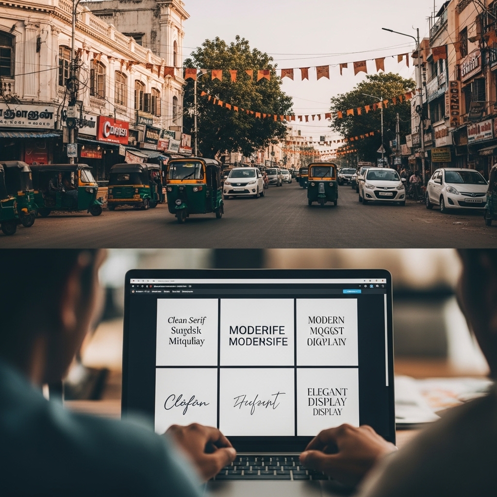 Choosing the Best Fonts for Chennai Business Websites