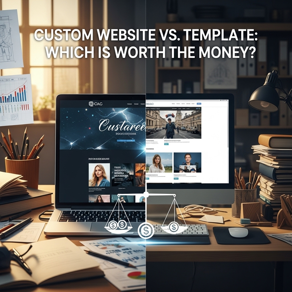 Custom Website vs. Template: Which is Worth the Money?