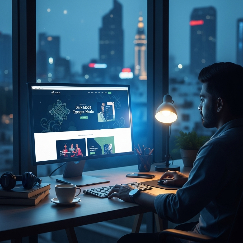 Dark Mode Website Design Trends in Chennai