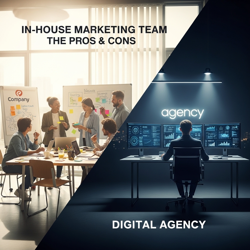 In-House Marketing Team vs. Digital Agency: The Pros & Cons