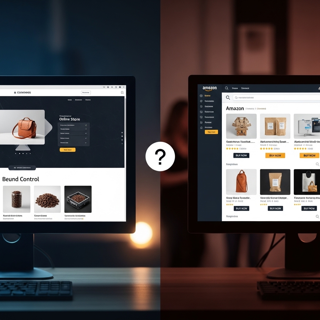 Online Store vs. Marketplace (Amazon/Flipkart): Where to Sell?