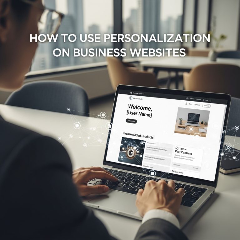 A stunning cinematic, award-winning photography shot related to How to Use Personalization on Business Websites, going to use for blog