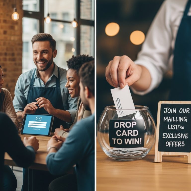 A stunning cinematic, award-winning photography shot related to Email Capture Strategies to Grow Local Business Leads, going to use for blog