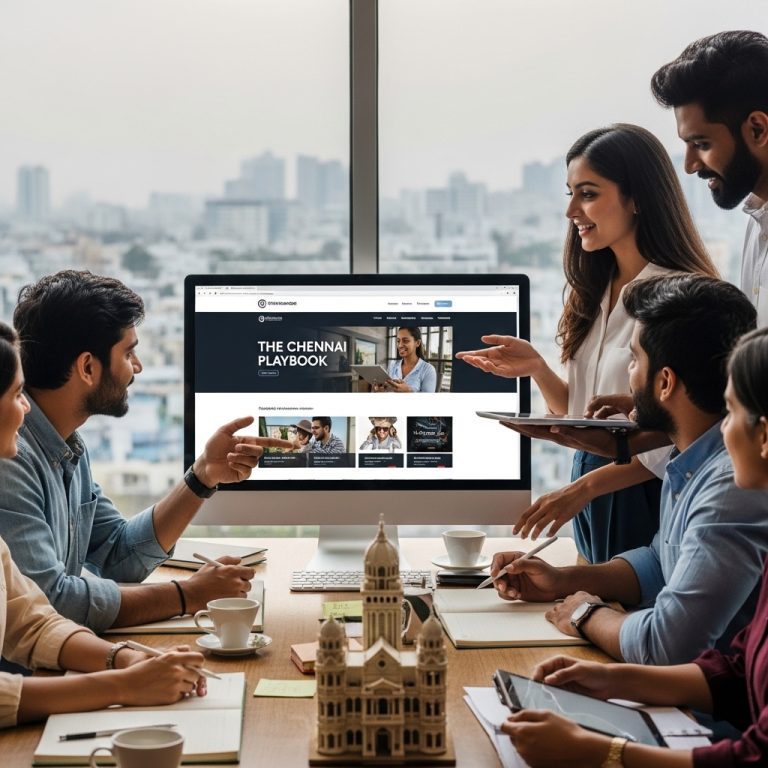 A stunning cinematic, award-winning photography shot related to Template: Web Design Proposal That Wins Clients – The Chennai Playbook, going to use for blog