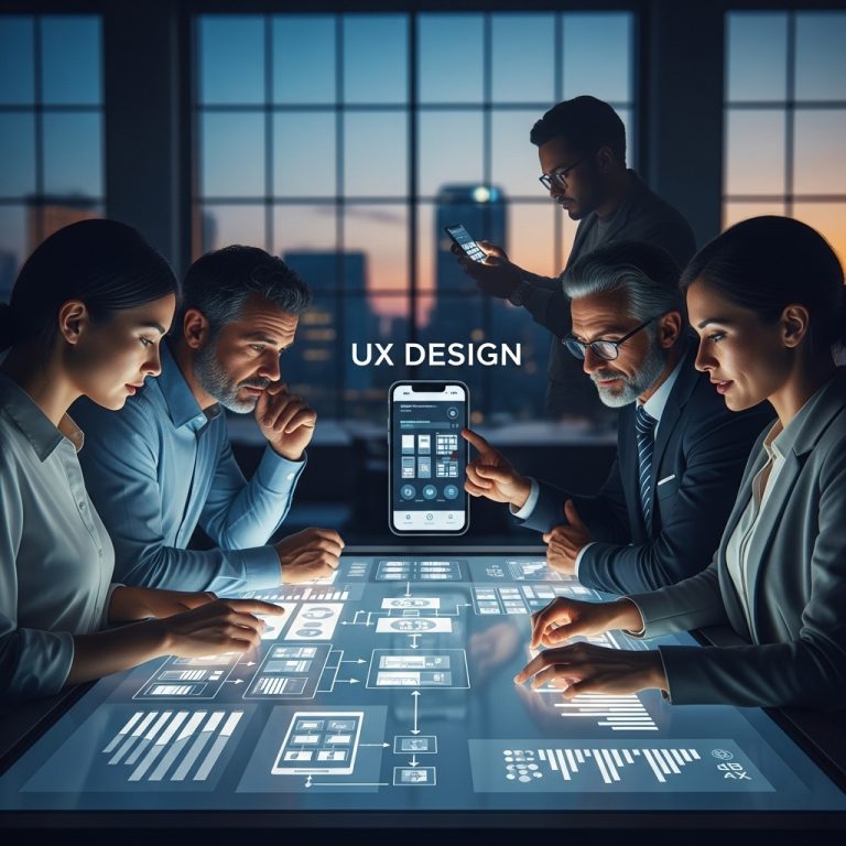 A stunning cinematic, award-winning photography shot related to What Is UX Design? Examples That Business Owners Can Understand, going to use for blog