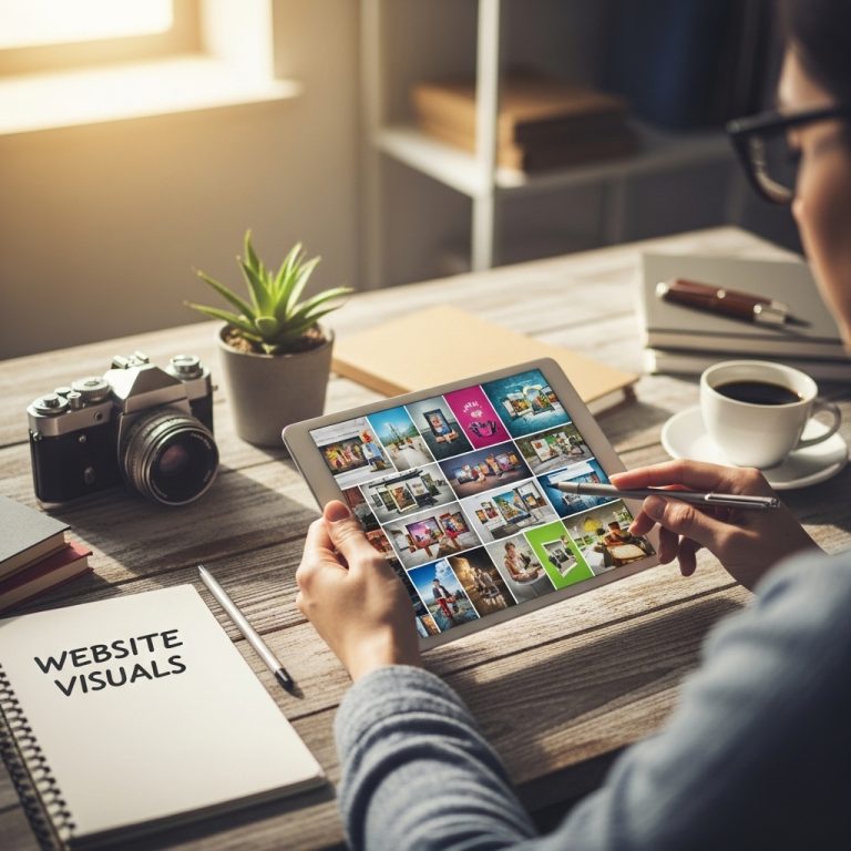 A stunning cinematic, award-winning photography shot related to How to Choose Images & Photographs That Sell on Your Website, going to use for blog