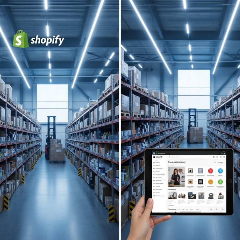 A stunning cinematic, award-winning photography shot related to WordPress vs Shopify: Which Is Better for Your Chennai Store?, going to use for blog