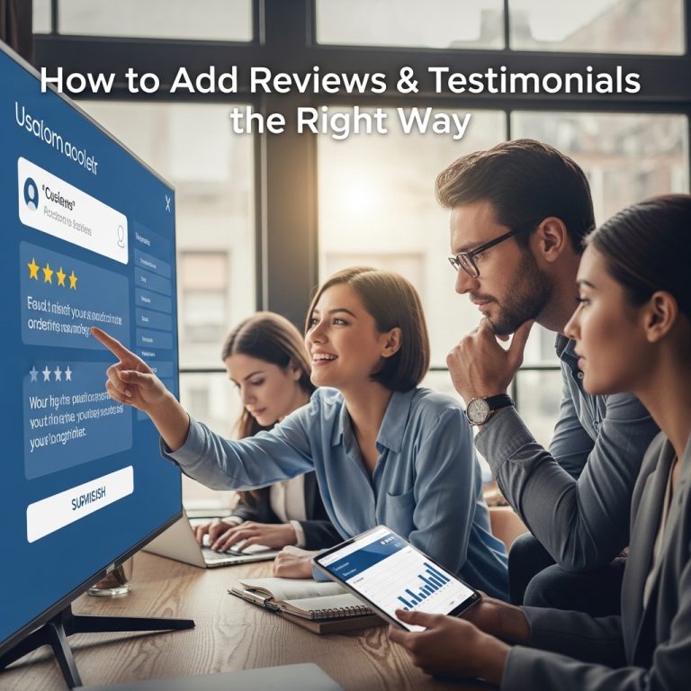 A stunning cinematic, award-winning photography shot related to How to Add Reviews & Testimonials the Right Way, going to use for blog