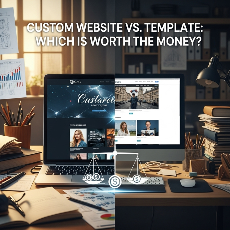 Custom Website vs. Template: Which is Worth the Money?