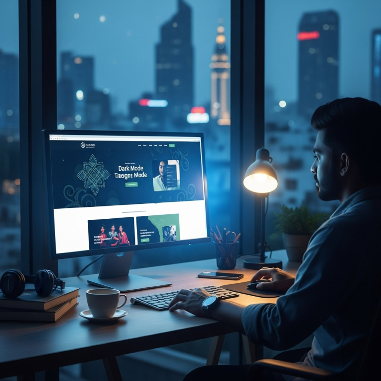 Dark Mode Website Design Trends in Chennai