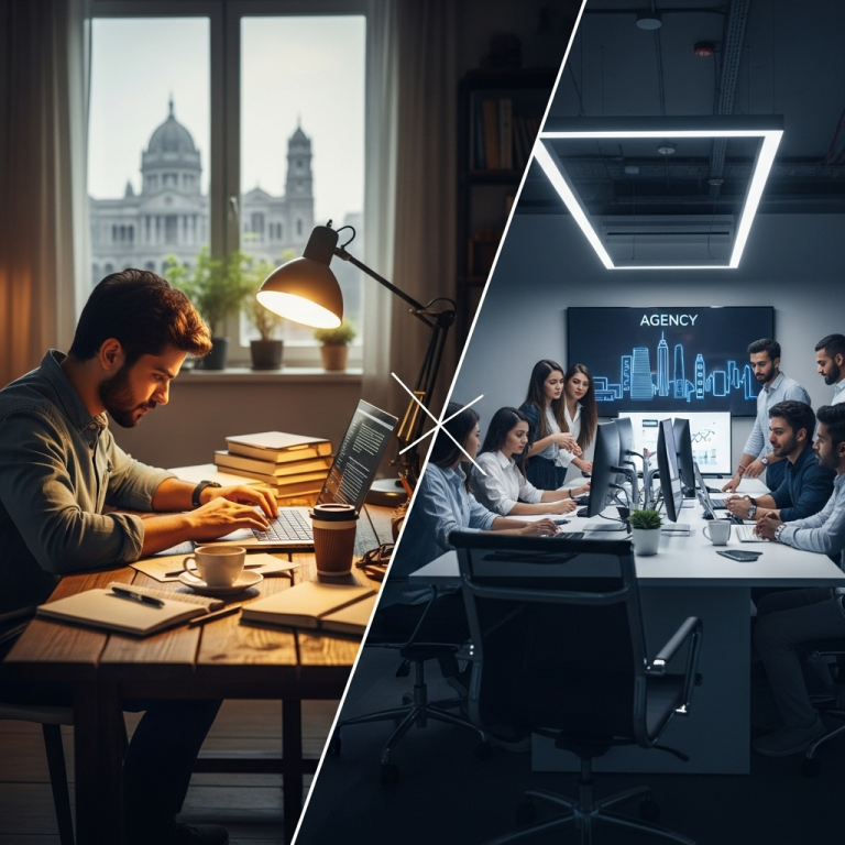 Should You Hire a Freelancer or Agency in Chennai