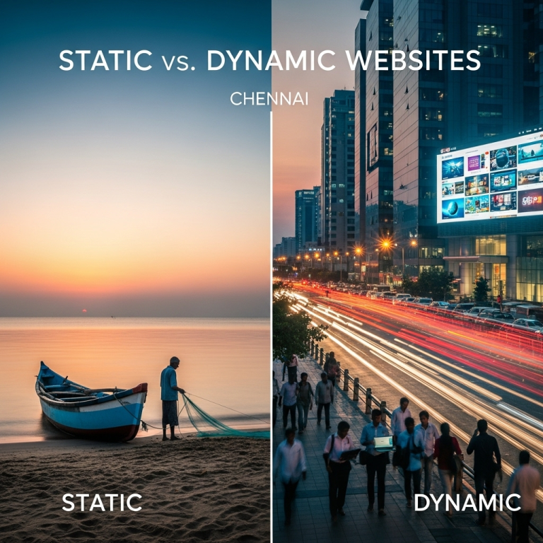 Static vs Dynamic Websites – Which Is Best for Chennai
