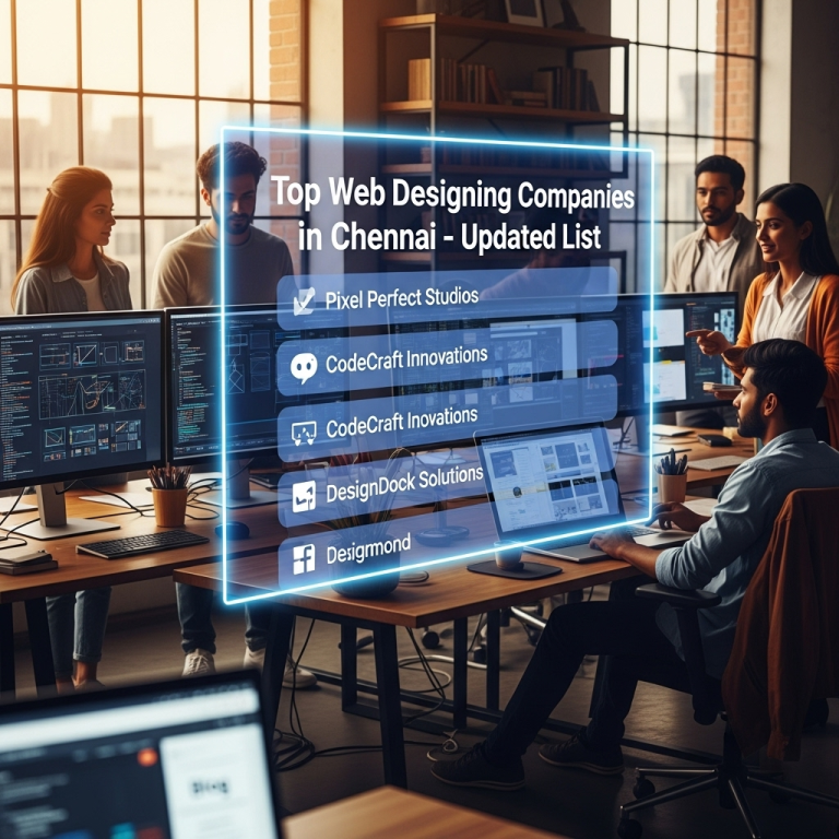 Top Web Designing Companies in Chennai – Updated List